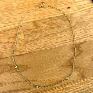 Mejuri Gold Satellite Crystal Necklace